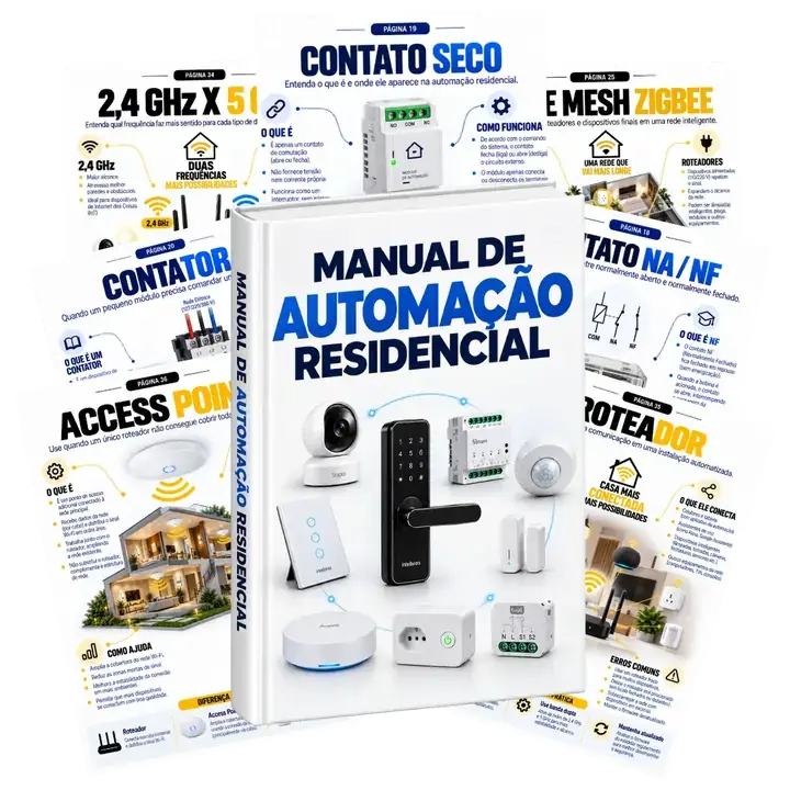 Mockup do Plano Básico - Manual de Automação Residencial