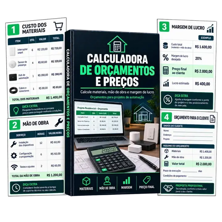 Mockup Bônus #2 - Calculadora de Orçamentos e Preços