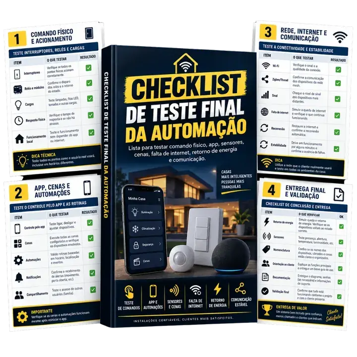 Mockup Bônus #4 - Checklist de Teste Final da Automação